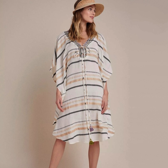 Anthropologie Marie Tassel Kaftan - Picture 4 of 10